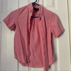Ralph Lauren short sleeve button down shirt.